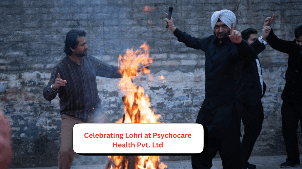 Celebrating Lohri at Psychocare Health Pvt. Ltd